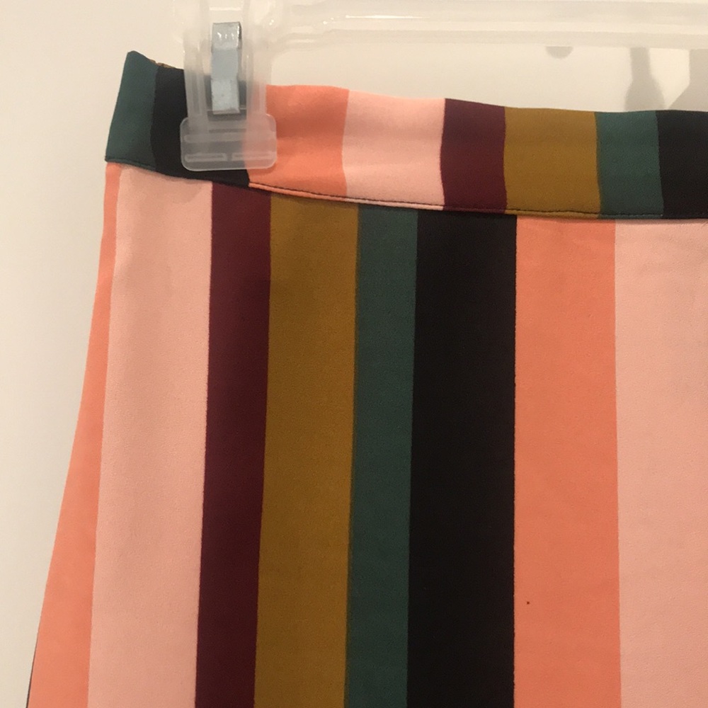 Multicolour Striped Midi Skirt - Picture 2 of 7